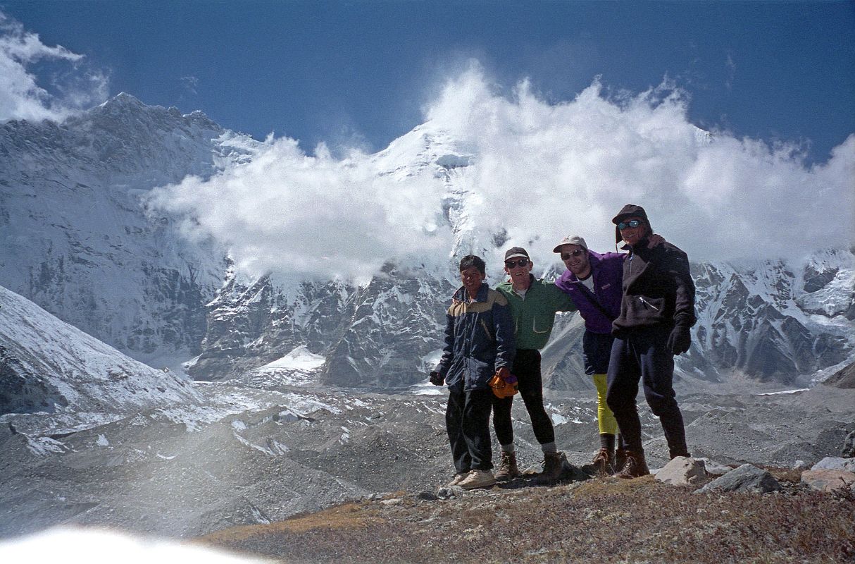 33 Ram, Jerome Ryan, Chris And Gerhardt At Everest Kangshung East Base Camp In Tibet